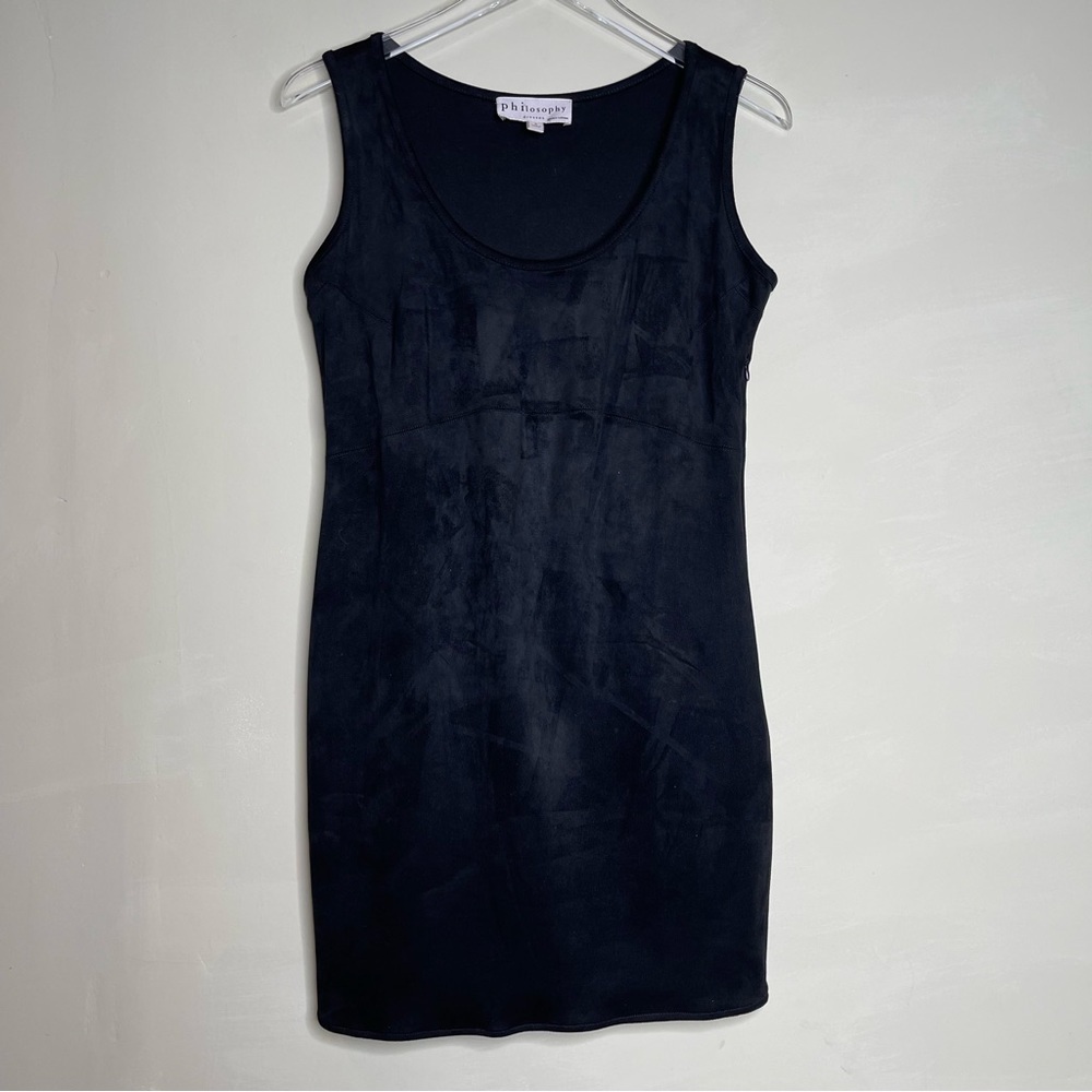 Philosophy light black sheath dress